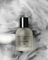 Noir Essence woody musk fragrance bottle - close-up view